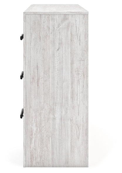Cayboni - Whitewash - Six Drawer Dresser - Hornell Furniture Outlet
