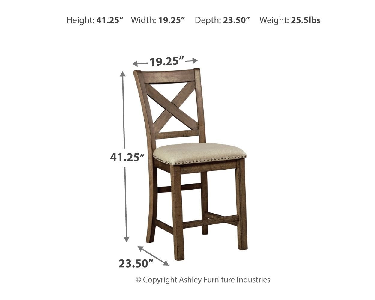 Moriville - Beige - Upholstered Barstool (Set of 2) - Hornell Furniture Outlet