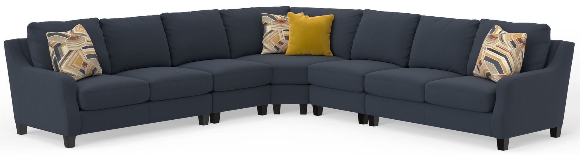 Foley - Sectional With Comfort Coil Seating And 4 Included Accent Pillows - Hornell Furniture Outlet
