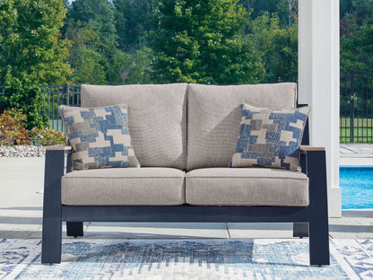 East Beach - Loveseat With Cushion - Blue - Hornell Furniture Outlet