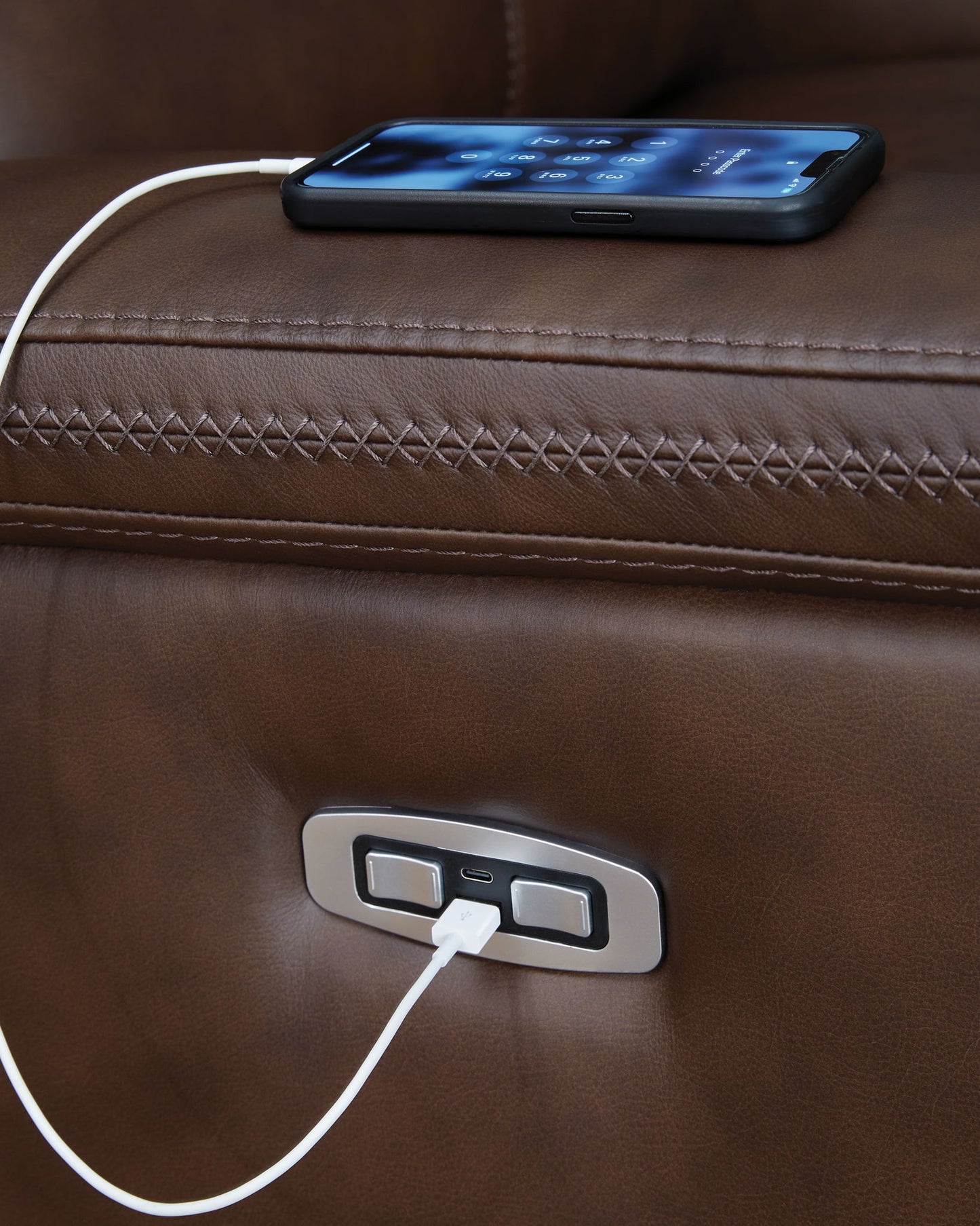 Bleckley - Power Recliner With Adjustable Headrest - Hornell Furniture Outlet