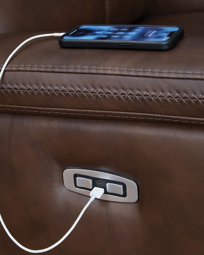 Bleckley - Power Recliner With Adjustable Headrest - Hornell Furniture Outlet