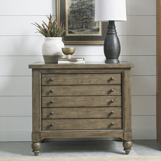Americana Farmhouse - Lateral File Cabinet - Light Brown - Hornell Furniture Outlet