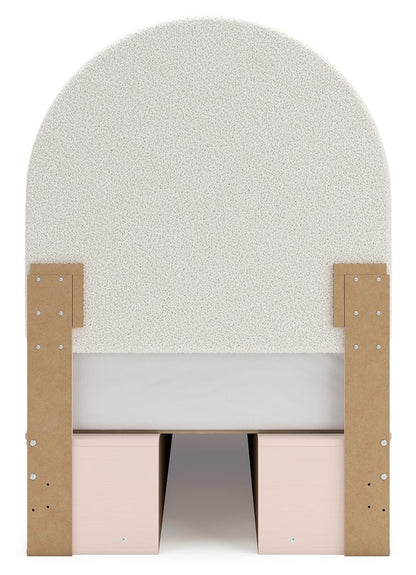 Wistenpine - Upholstered Panel Bed With Storage - Hornell Furniture Outlet