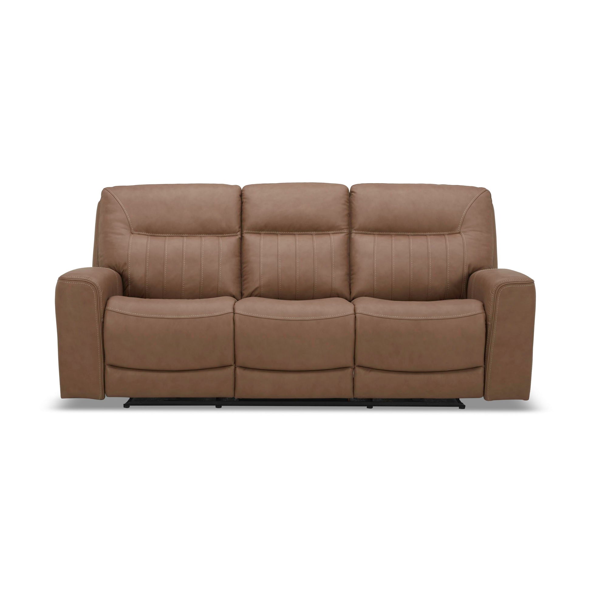 Bennett - Sofa P2 & ZG - Butternut - Butternut Leather - Hornell Furniture Outlet