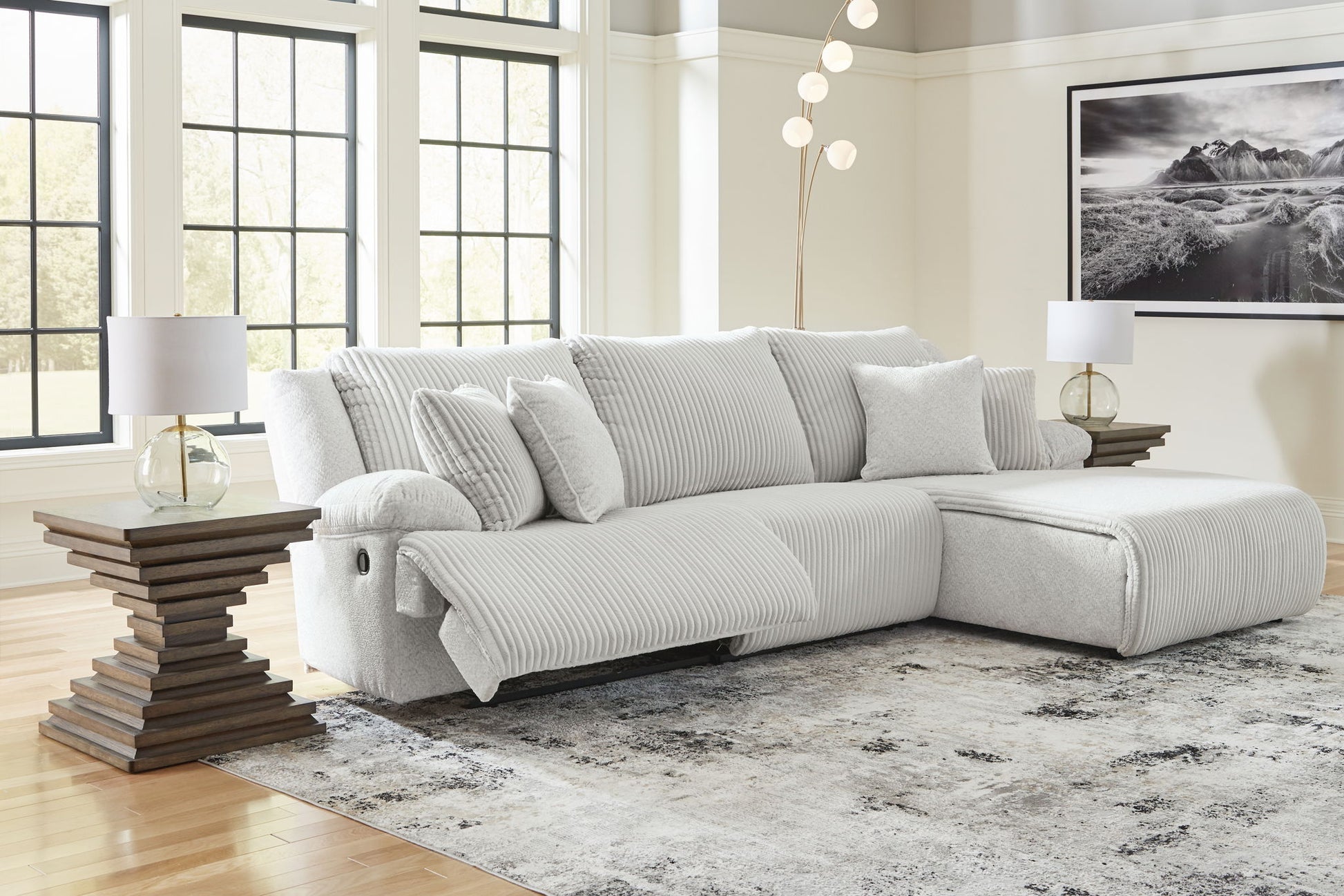 Top Tier - Reclining Sectional - Hornell Furniture Outlet