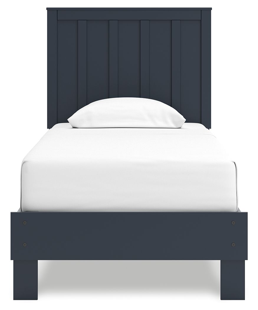 Simmenfort - Platform Bed With Panel Headboard - Hornell Furniture Outlet