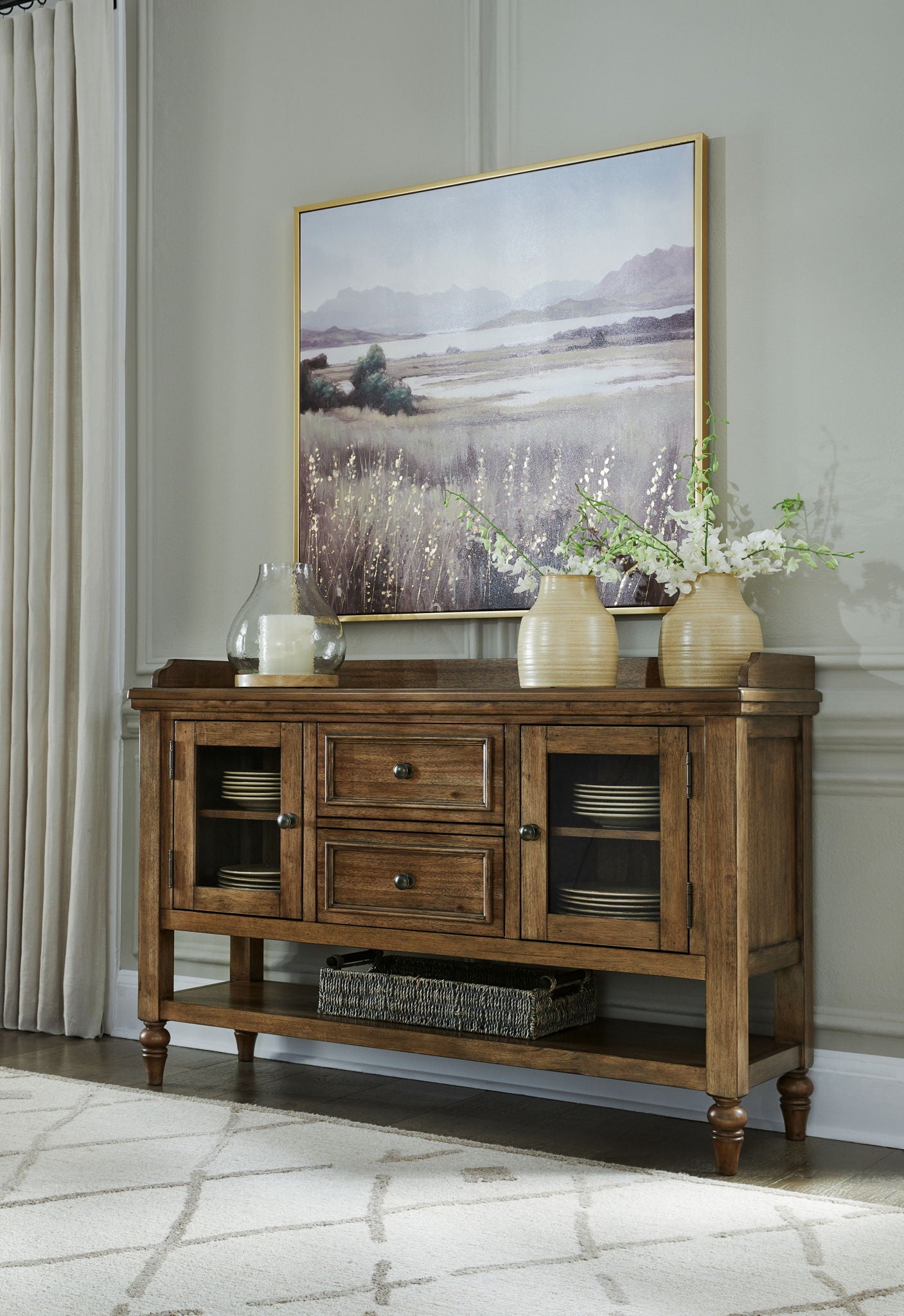 Sturlayne - Brown - Dining Room Server - Hornell Furniture Outlet