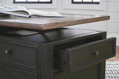 Tyler Creek - Grayish Brown / Black - Lift Top Cocktail Table - Hornell Furniture Outlet
