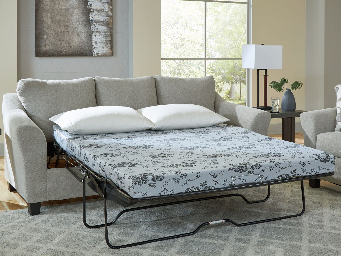 Willarae - Taupe - Queen Sofa Sleeper - Hornell Furniture Outlet