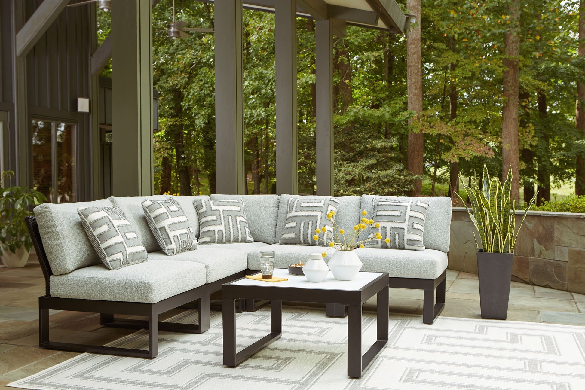 Beachloft - Outdoor Sectional - Hornell Furniture Outlet