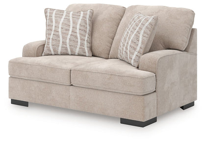High Profile - Loveseat - Taupe - Hornell Furniture Outlet