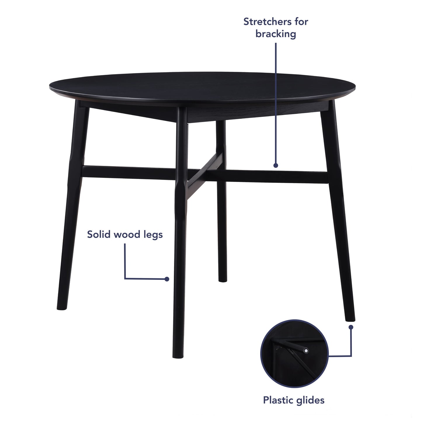 Oslo - Round Counter Table - Hornell Furniture Outlet