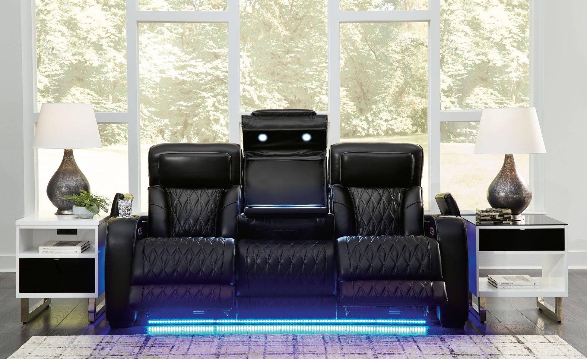 Boyington - Power Reclining Sofa With Adj Headrest - Hornell Furniture Outlet
