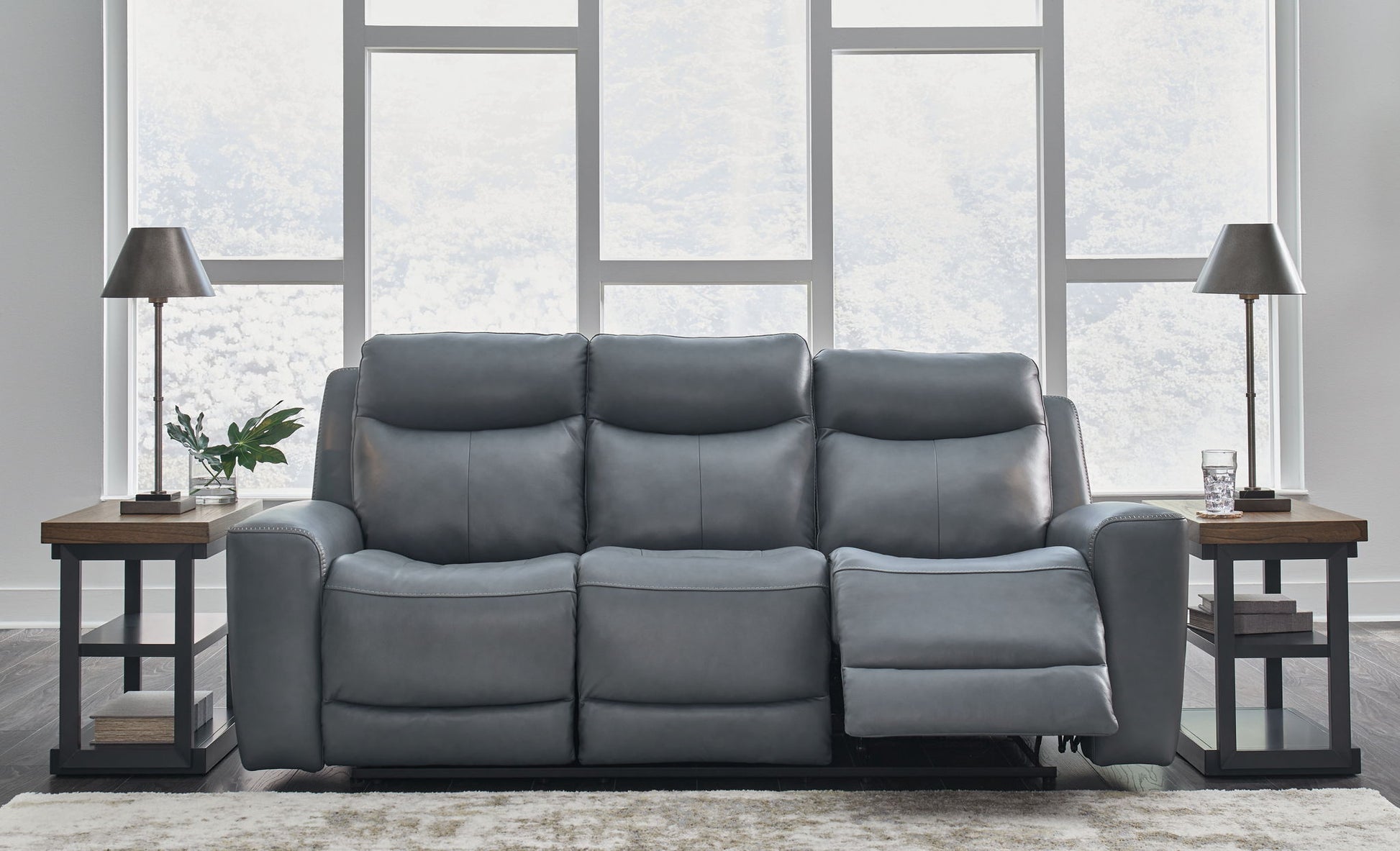 Mindanao - Pwr Rec Sofa With Adj Headrest - Hornell Furniture Outlet