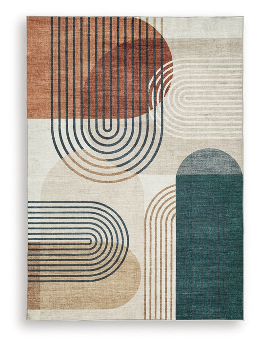 Farrendale - Washable Rug - Hornell Furniture Outlet