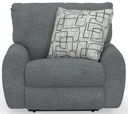 Maxwell - Power Deep Seat Lay Flat Recliner - Hornell Furniture Outlet