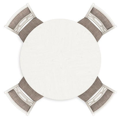 Erinberg - Antique White - Dining Room Counter Table Set (Set of 5) - Hornell Furniture Outlet