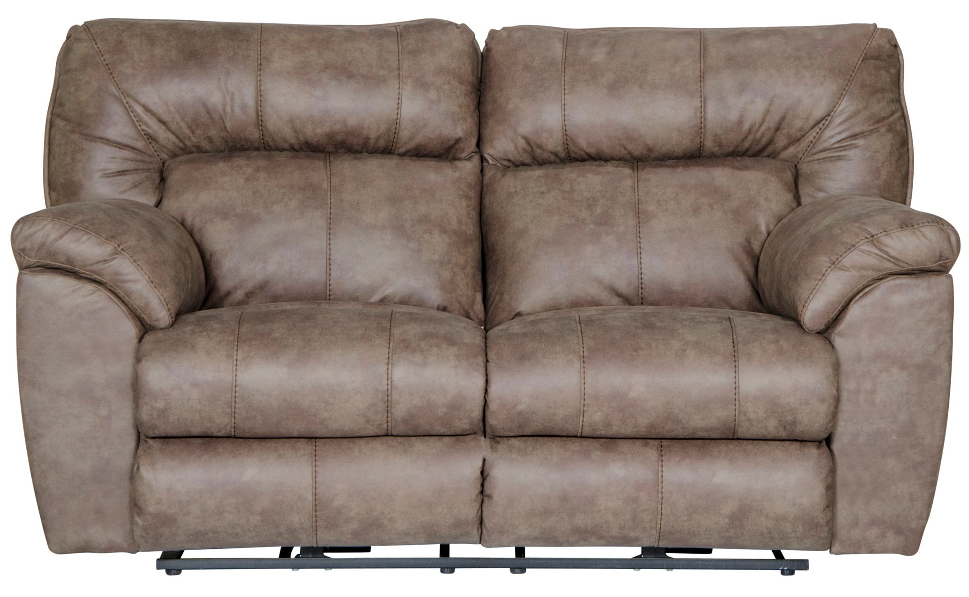 Hollins - Power Reclining Loveseat - Coffee - Hornell Furniture Outlet