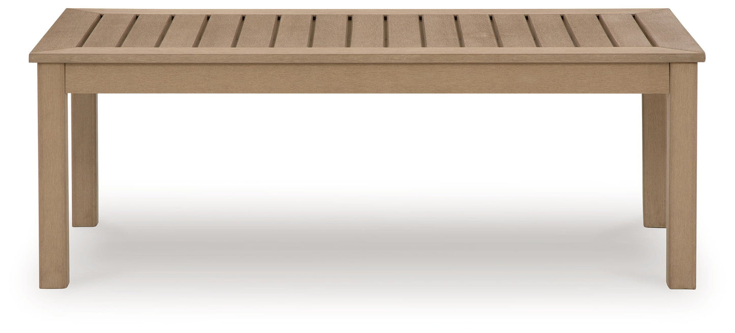 Hallow Creek - Driftwood - Rectangular Cocktail Table - Hornell Furniture Outlet