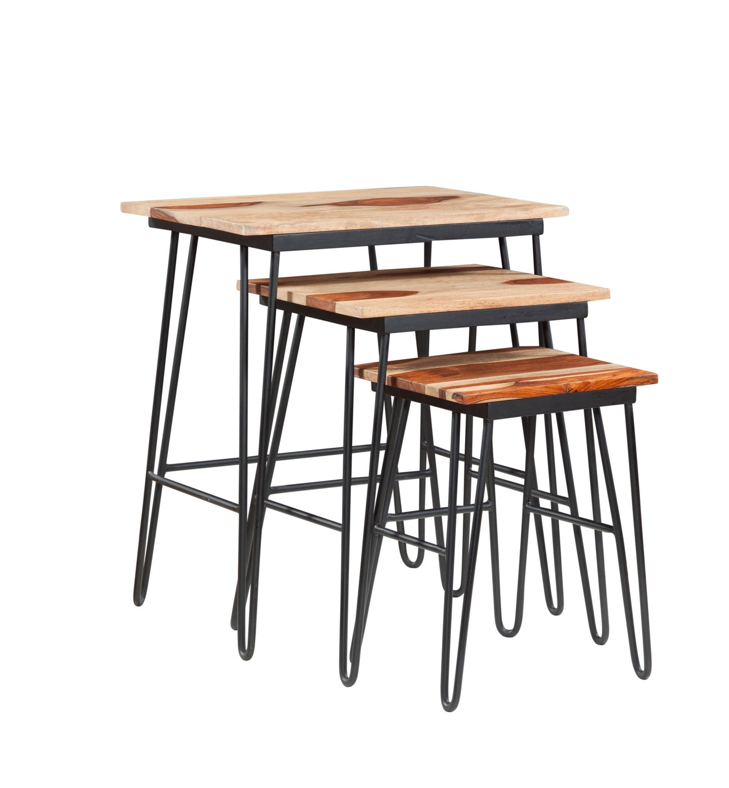 Tristan - Nesting Tables - Light Brown - Hornell Furniture Outlet