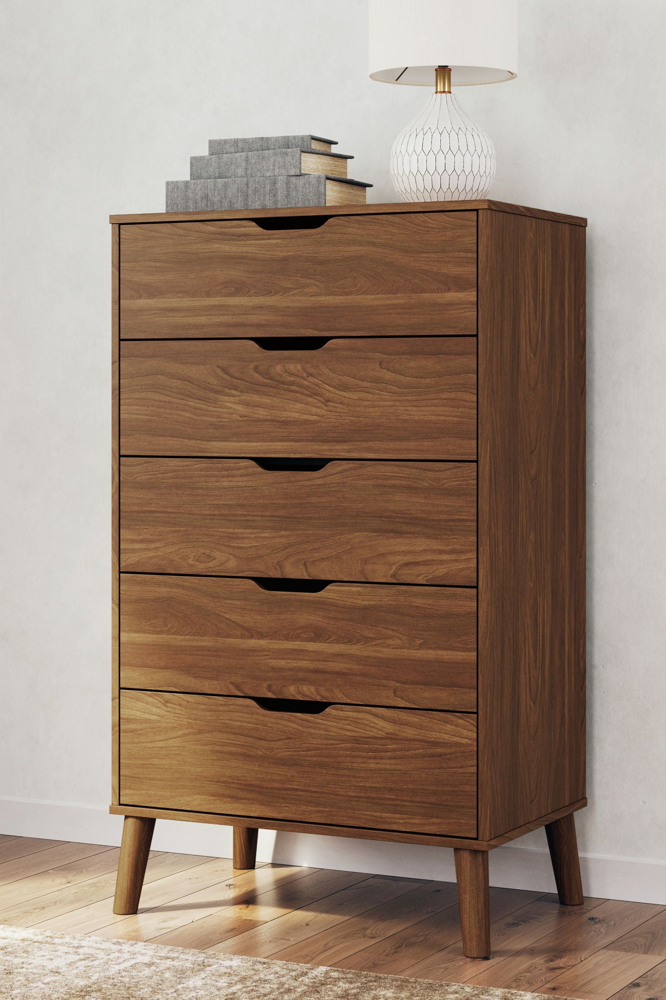 Fordmont - Auburn - Five Drawer Chest - Hornell Furniture Outlet