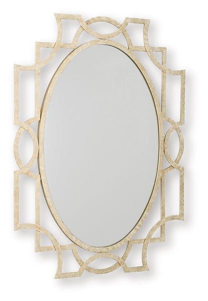 Fulkmore - Antique Gold Finish - Accent Mirror - Hornell Furniture Outlet