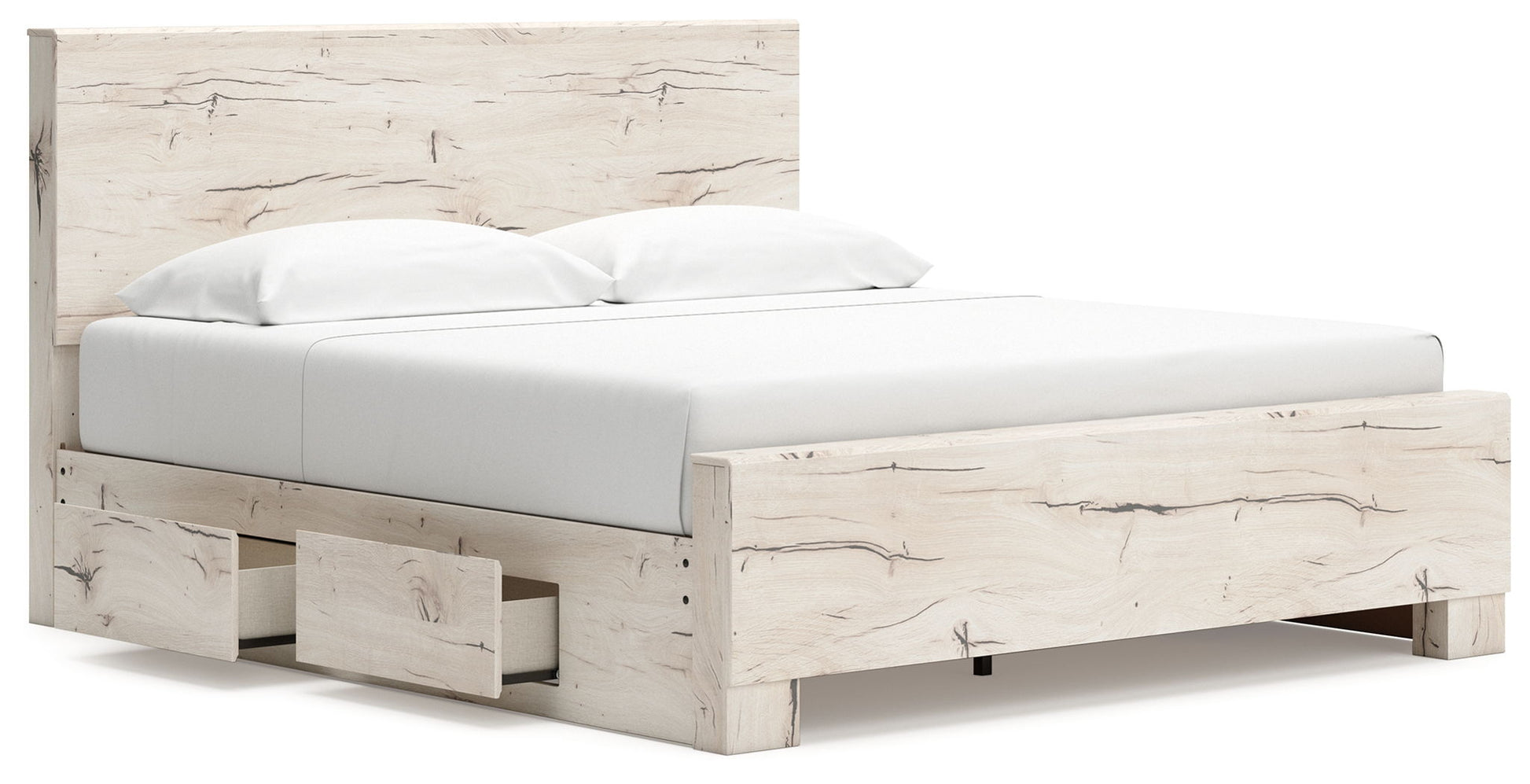 Lawroy - Panel Bed With Storage - Hornell Furniture Outlet