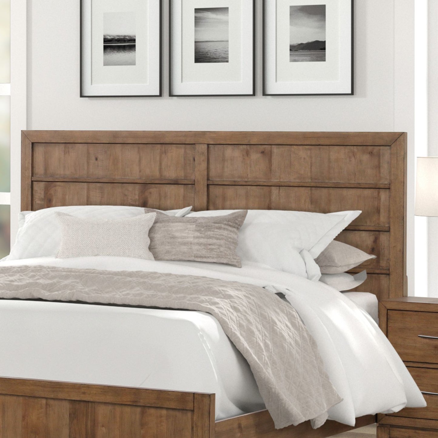 Shaker Lakes - Panel Headboard - Hornell Furniture Outlet