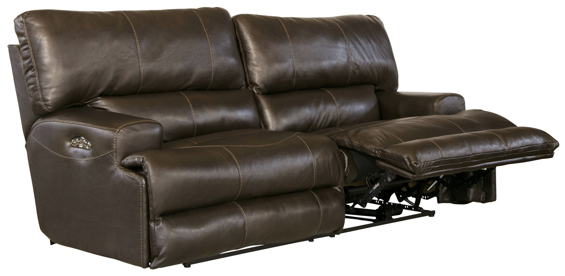 Wembley - Power Headrest Power Lay Flat Reclining Sofa - Hornell Furniture Outlet