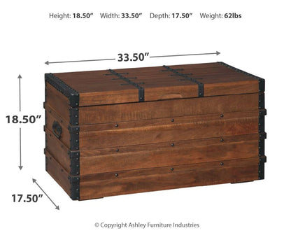 Kettleby - Brown - Storage Trunk - Hornell Furniture Outlet