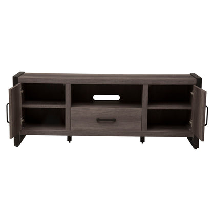 Tanners Creek - Entertainment TV Stand - Dark Gray - Hornell Furniture Outlet