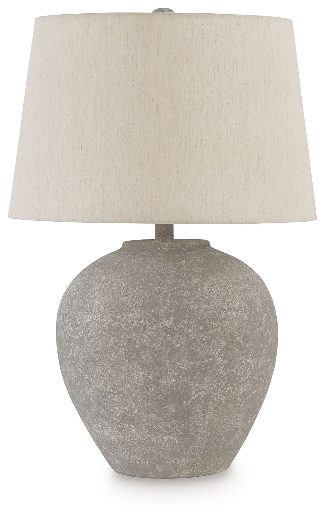 Dreward - Distressed Gray - Paper Table Lamp - Hornell Furniture Outlet