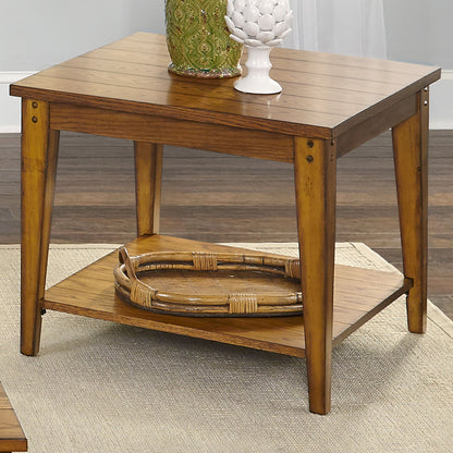 Lake House - Square Lamp Table - Hornell Furniture Outlet
