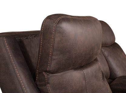 Valencia - Power Reclining Console Loveseat - Hornell Furniture Outlet