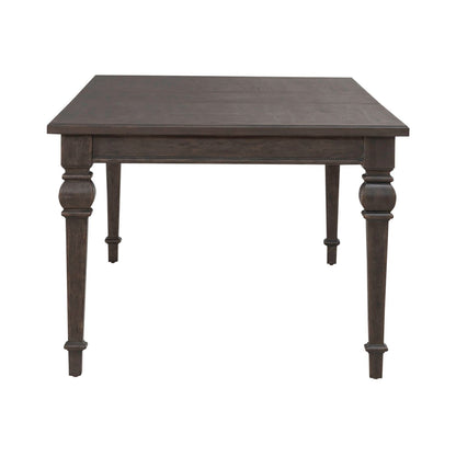Paradise Valley - Rectangular Leg Table - Dark Brown - Hornell Furniture Outlet