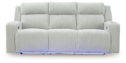 Forest Lake - Power Reclining Sofa With Adj Headrest - Hornell Furniture Outlet