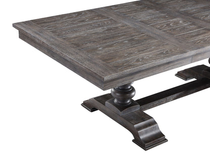 Hutchins - Dining Table - Dark Brown - Hornell Furniture Outlet