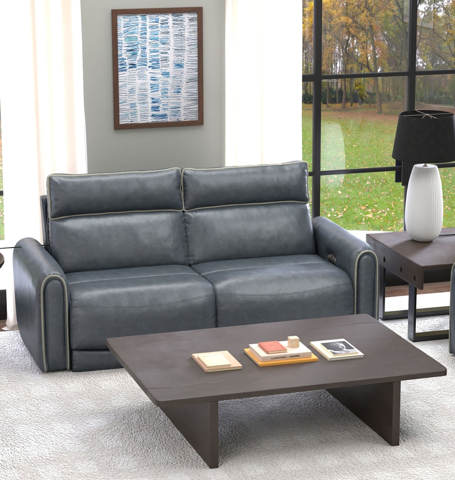 Nico - Power Headrest Reclining Sofa - Hornell Furniture Outlet