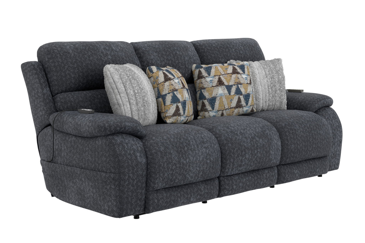 Joya - Power Headrest Power LayFlat Reclining Sofa With CR3 Heat/Massage/Lumbar/ZG - Hornell Furniture Outlet