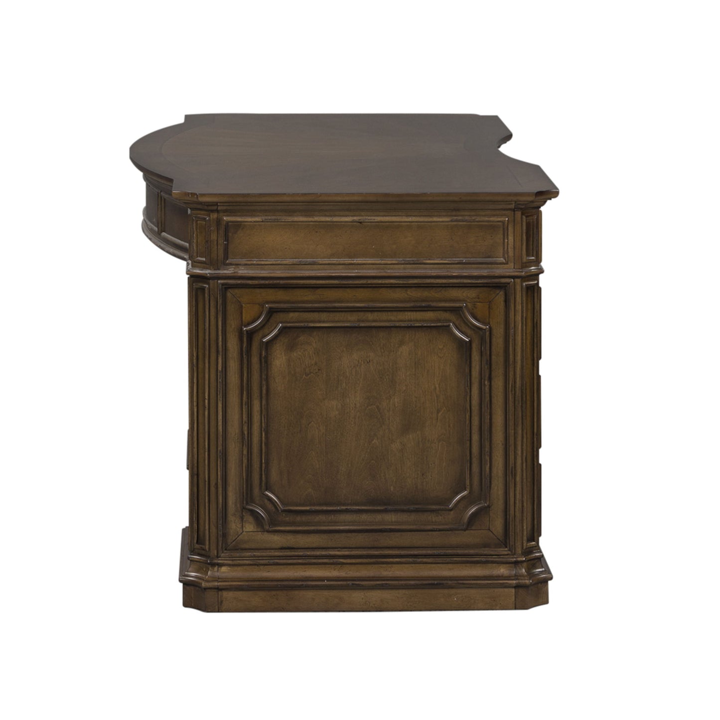 Amelia - 5 Piece Home Office Jr Executive Set - Dark Brown - Hornell Furniture Outlet