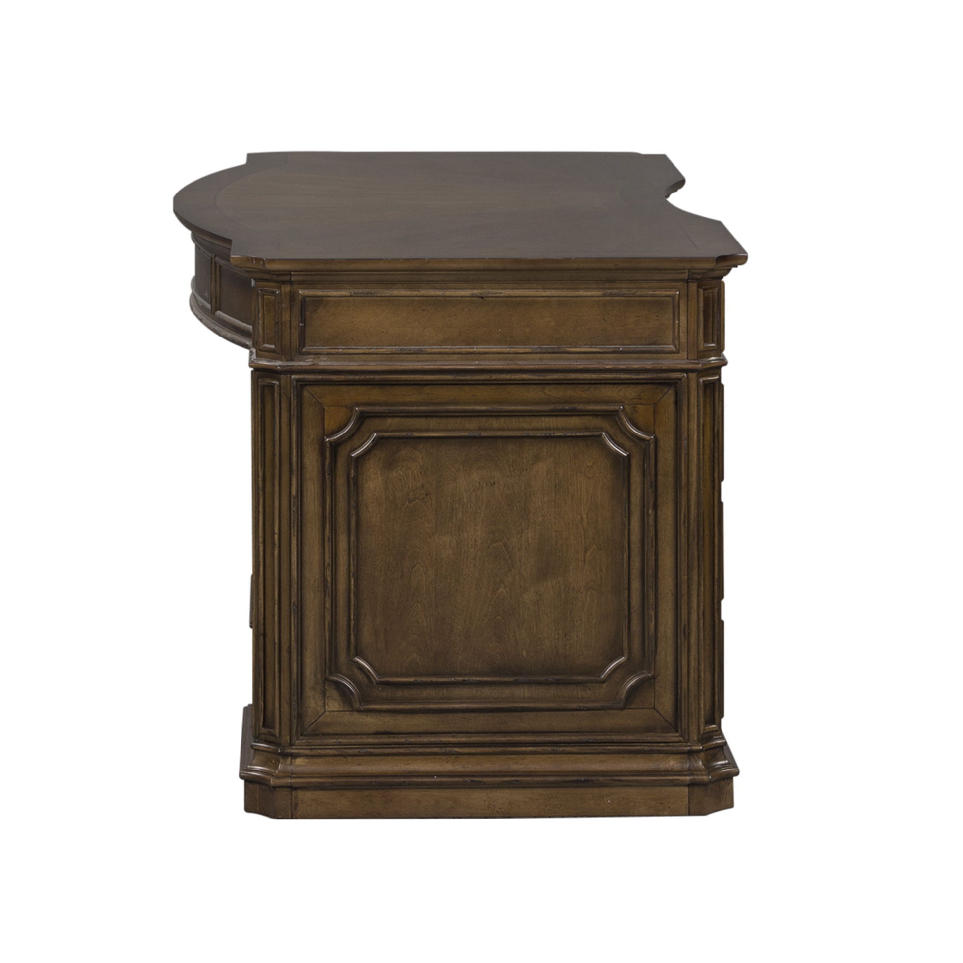Amelia - 5 Piece Home Office Jr Executive Set - Dark Brown - Hornell Furniture Outlet