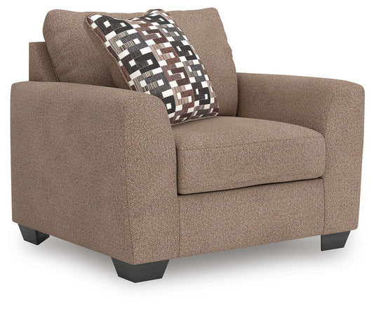 Triston - Peaks - Suede - Chair And A Half - Hornell Furniture Outlet